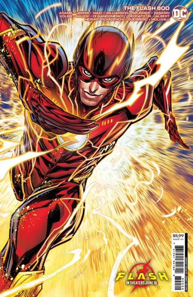 Flash #800 Cover G Jonboy Meyers The Flash Movie Card Stock Variant | Dragon's Lair Comics and Fantasy Houston TX