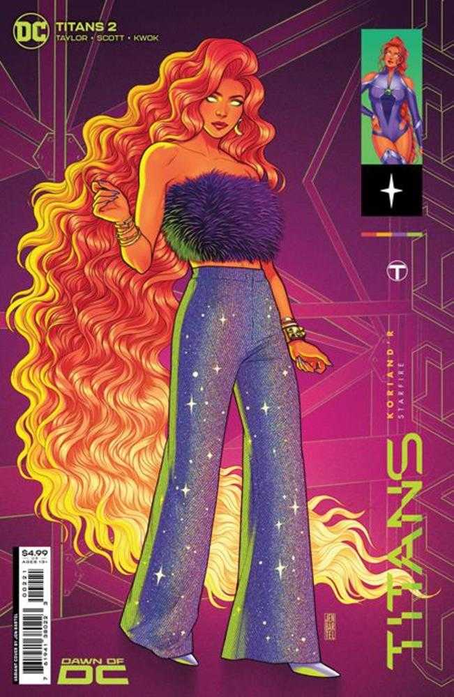 Titans #2 Cover B Jen Bartel Card Stock Variant | Dragon's Lair Comics and Fantasy Houston TX