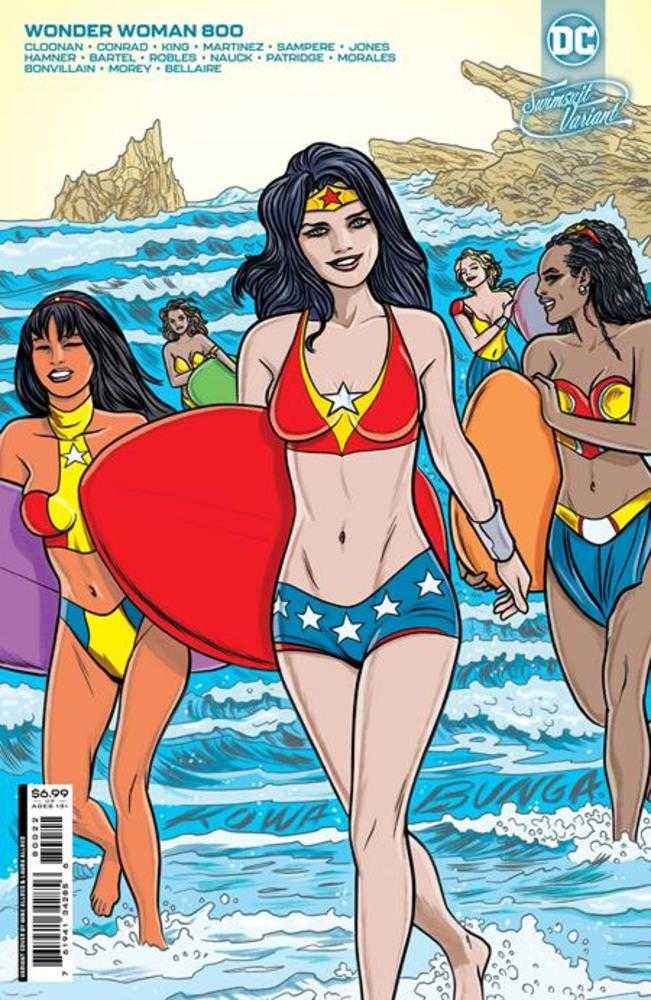 Wonder Woman #800 Cover G Michael Allred Swimsuit Card Stock Variant | Dragon's Lair Comics and Fantasy Houston TX