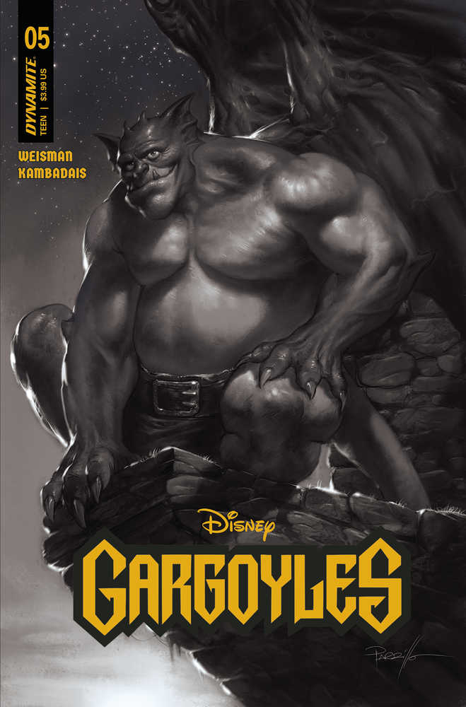 Gargoyles #5 Cover Z 10 Copy Foc Variant Edition Parrillo Black & White | Dragon's Lair Comics and Fantasy Houston TX