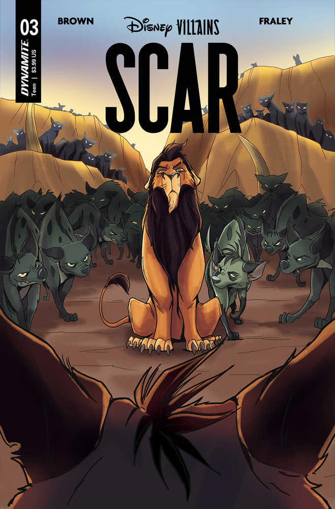 Disney Villains Scar #3 Cover F 10 Copy Variant Edition Fraley Original | Dragon's Lair Comics and Fantasy Houston TX