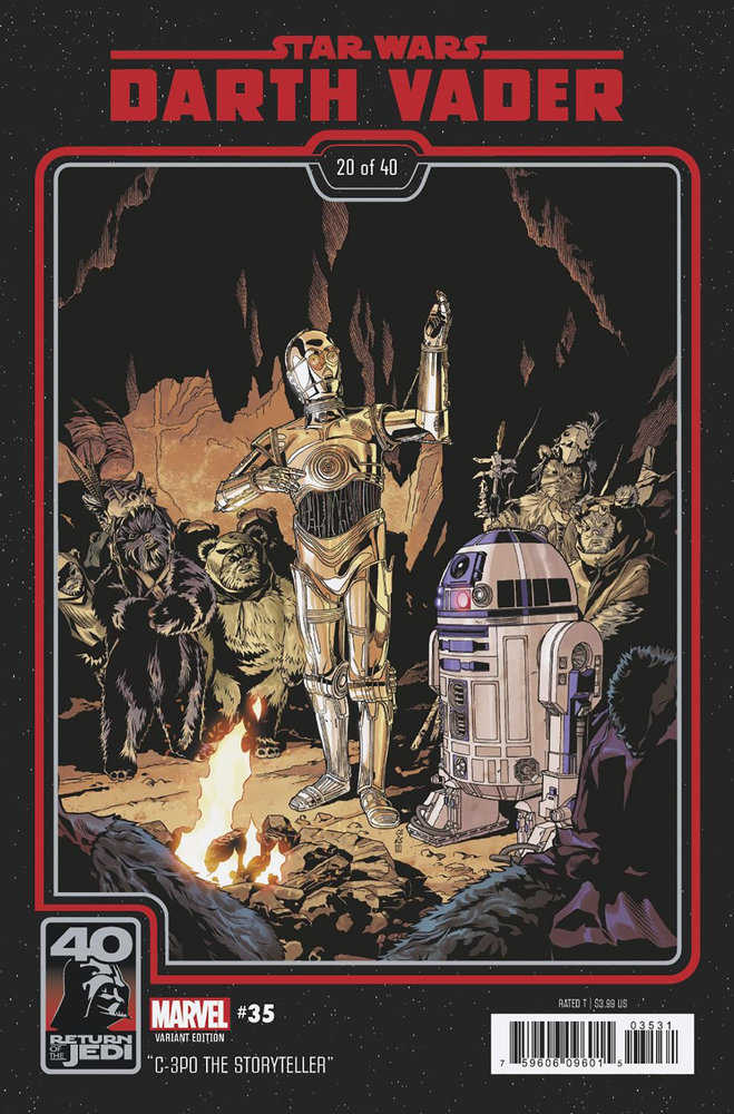 Star Wars: Darth Vader 35 Chris Sprouse Return Of The Jedi 40th Anniversary Variant | Dragon's Lair Comics and Fantasy Houston TX