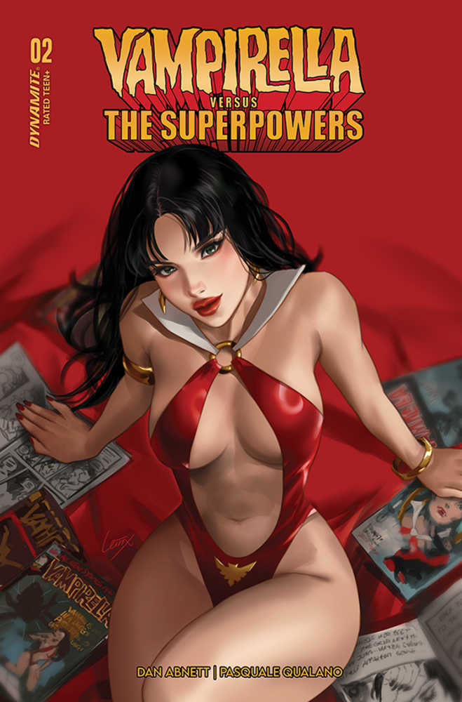 Vampirella vs Superpowers #2 Cover B Leirix | Dragon's Lair Comics and Fantasy Houston TX