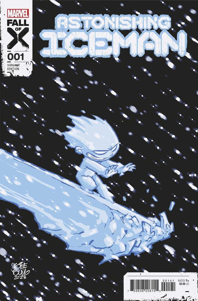 Astonishing Iceman #1 Skottie Young Variant | Dragon's Lair Comics and Fantasy Houston TX