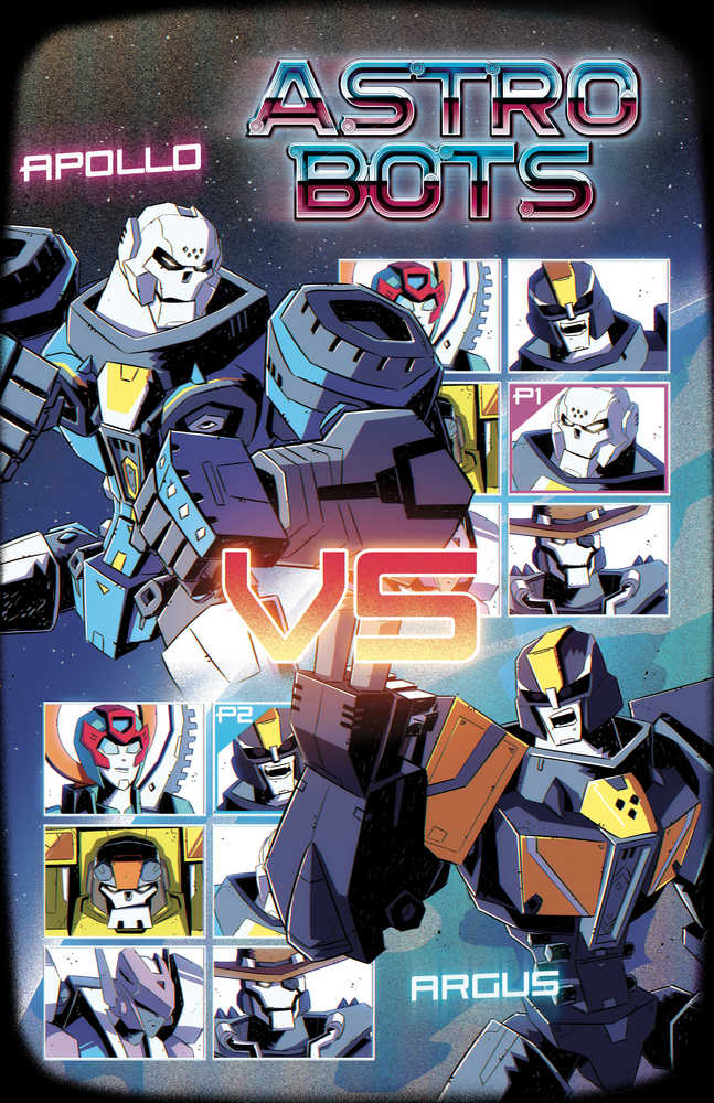 Astrobots #5 (Of 5) Cover B Burcham Fighting Game Variant (Mature) | Dragon's Lair Comics and Fantasy Houston TX