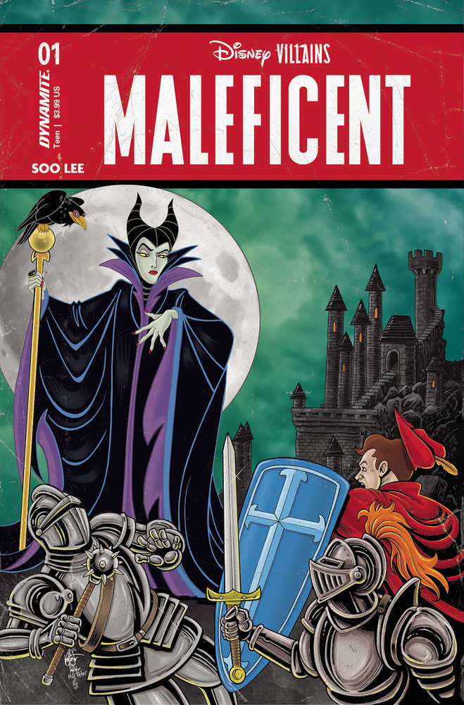 Disney Villains Maleficent #1 Cover W Foc Haeser Original | Dragon's Lair Comics and Fantasy Houston TX