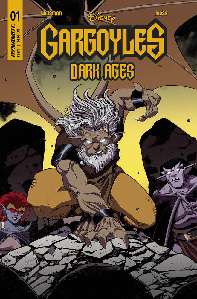 Gargoyles Dark Ages #1 Cover I 10 Copy Moss Original | Dragon's Lair Comics and Fantasy Houston TX