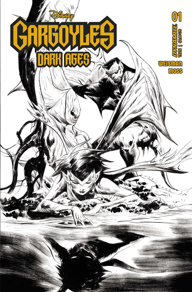 Gargoyles Dark Ages #1 Cover L 15 Copy Lee Line Art | Dragon's Lair Comics and Fantasy Houston TX