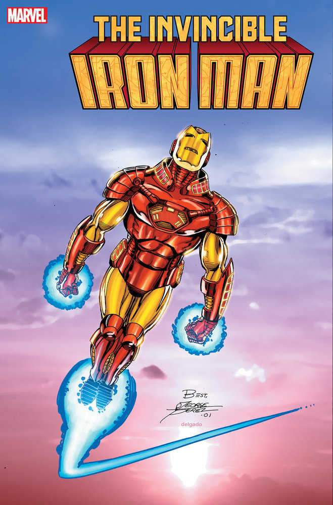 Invincible Iron Man 8 George Perez Variant | Dragon's Lair Comics and Fantasy Houston TX