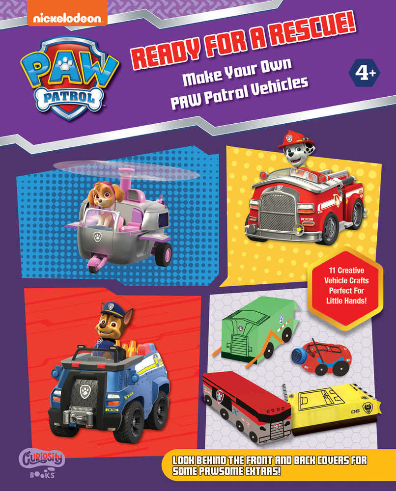 Ready For Rescue Make Your Own Paw Patrol Vehicles Softcover | Dragon's Lair Comics and Fantasy Houston TX