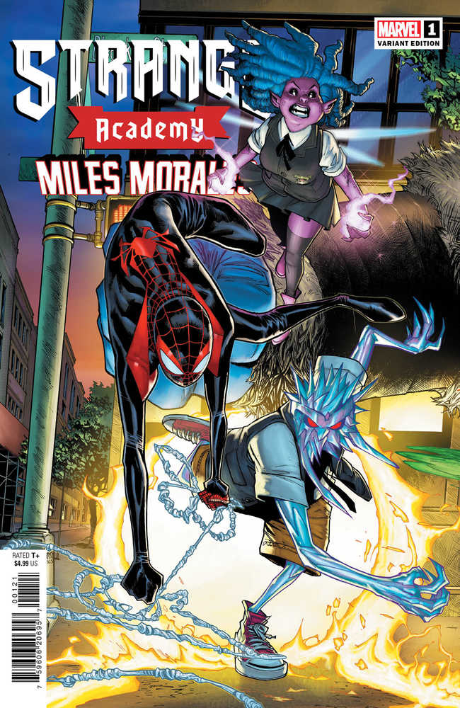 Strange Academy Miles Morales #1 Humberto Ramos Connect Variant | Dragon's Lair Comics and Fantasy Houston TX