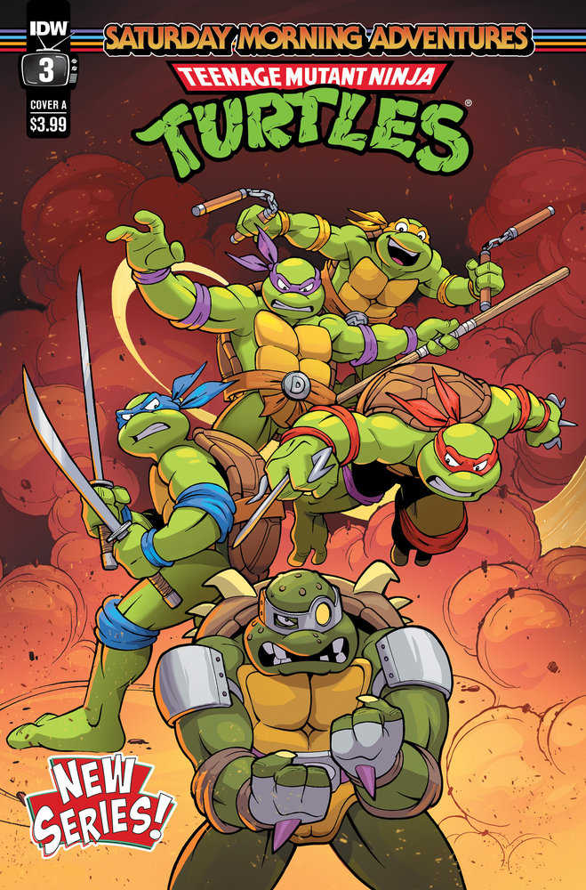 Teenage Mutant Ninja Turtles: Saturday Morning Adventures (2023-) #3 Cover A (La Wrence) | Dragon's Lair Comics and Fantasy Houston TX