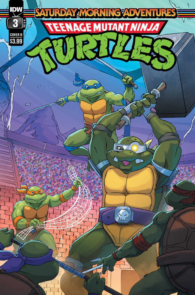 Teenage Mutant Ninja Turtles: Saturday Morning Adventures (2023-) #3 Variant B (Schoening) | Dragon's Lair Comics and Fantasy Houston TX