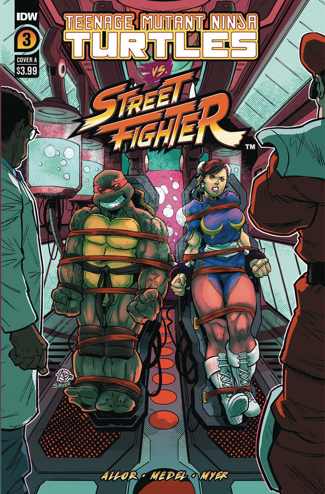 Teenage Mutant Ninja Turtles vs Street Fighter #3 (Of 5) Cover A Medel | Dragon's Lair Comics and Fantasy Houston TX