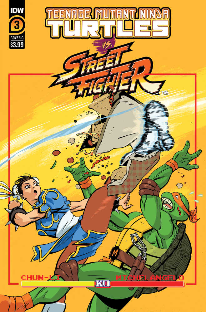 Teenage Mutant Ninja Turtles vs Street Fighter #3 (Of 5) Cover C Reilly | Dragon's Lair Comics and Fantasy Houston TX