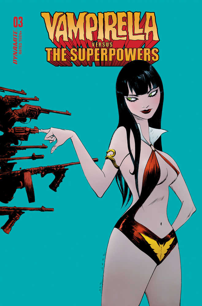 Vampirella vs Superpowers #3 Cover A Lee | Dragon's Lair Comics and Fantasy Houston TX