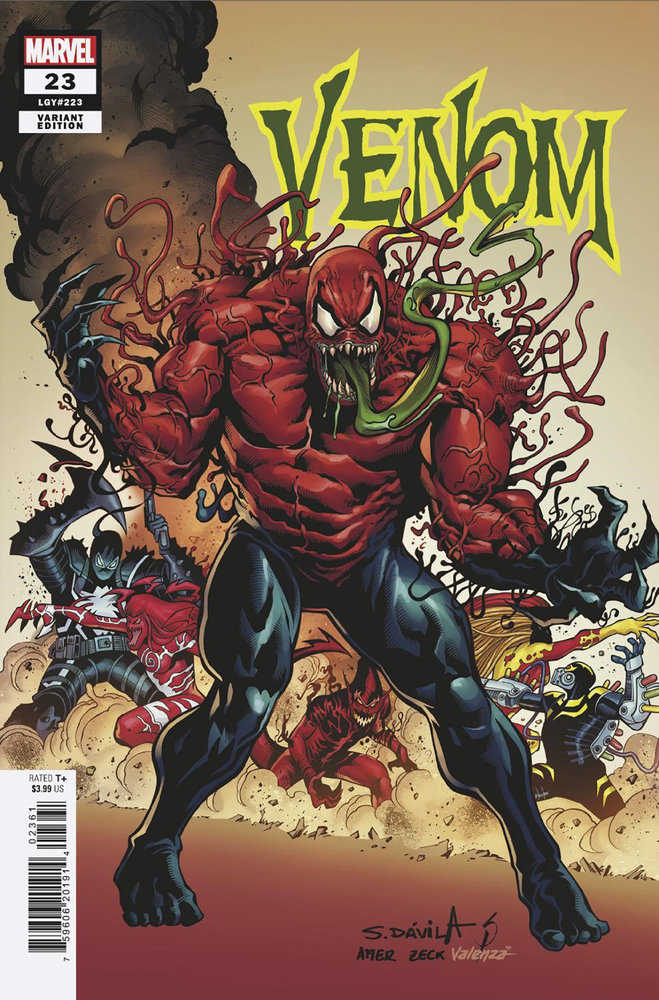 Venom 23 Sergio Davila Homage Variant | Dragon's Lair Comics and Fantasy Houston TX