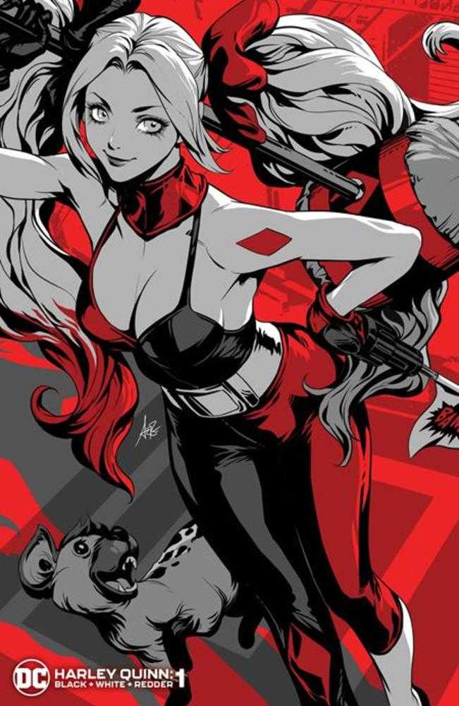 Harley Quinn Black White Redder #1 (Of 6) Cover B Stanley Artgerm Lau Variant | Dragon's Lair Comics and Fantasy Houston TX