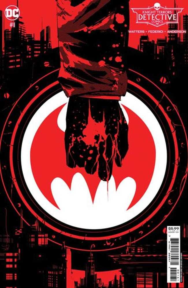 Knight Terrors Detective Comics #1 (Of 2) Cover D Dustin Nguyen Midnight Card Stock Variant | Dragon's Lair Comics and Fantasy Houston TX