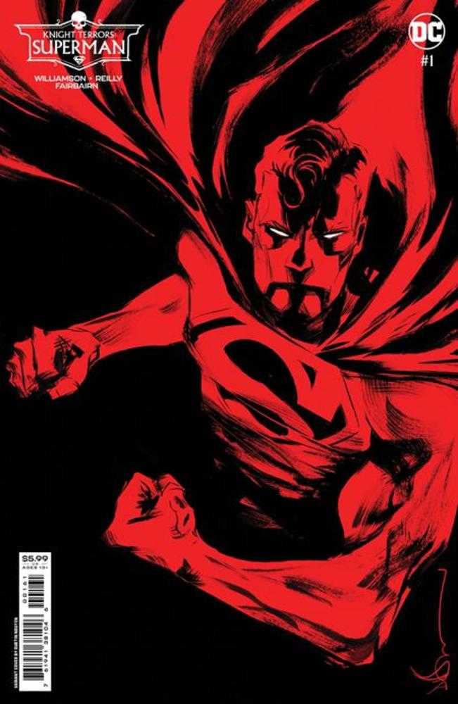 Knight Terrors Superman #1 (Of 2) Cover D Dustin Nguyen Midnight Card Stock Variant | Dragon's Lair Comics and Fantasy Houston TX