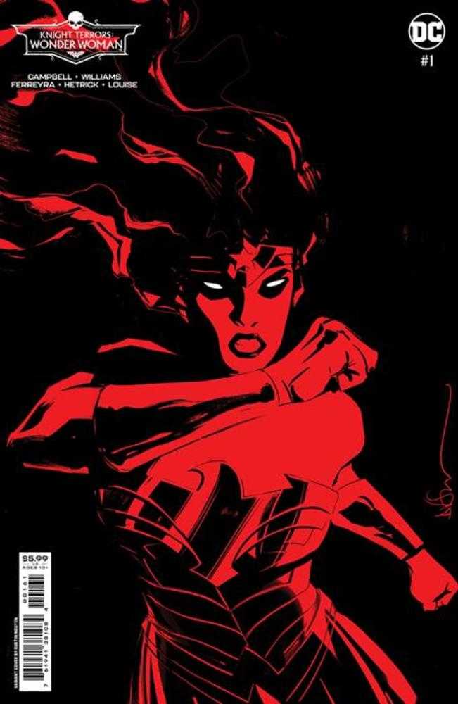 Knight Terrors Wonder Woman #1 (Of 2) Cover D Dustin Nguyen Midnight Card Stock Variant | Dragon's Lair Comics and Fantasy Houston TX