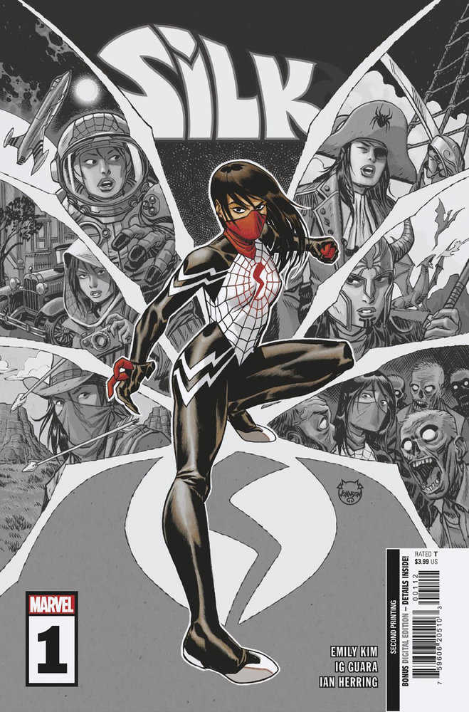 Silk 1 Dave Johnson 2nd Print Variant | Dragon's Lair Comics and Fantasy Houston TX