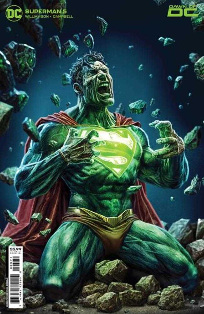 Superman #5 Cover G Lee Bermejo Card Stock Variant | Dragon's Lair Comics and Fantasy Houston TX