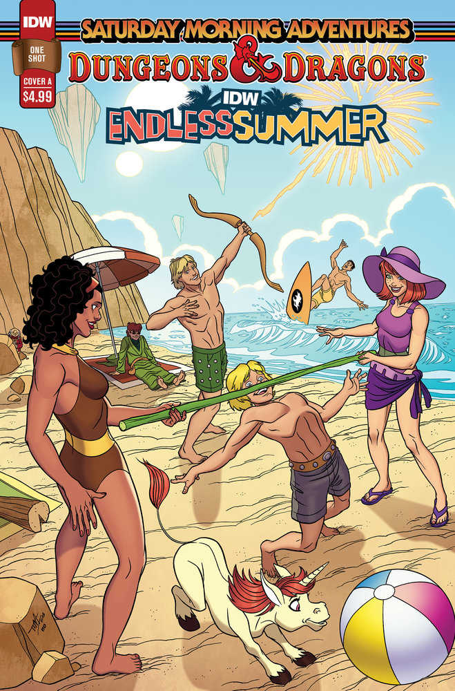 Idw Endless Summer--Dungeons & Dragons: Saturday Morning Adventures Cover A (Levins) | Dragon's Lair Comics and Fantasy Houston TX