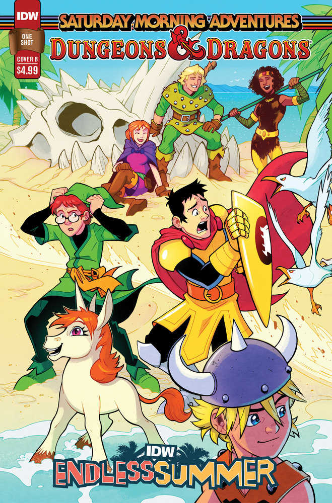 Idw Endless Summer--Dungeons & Dragons: Saturday Morning Adventures Variant B (Lawrence Connected Cover) | Dragon's Lair Comics and Fantasy Houston TX