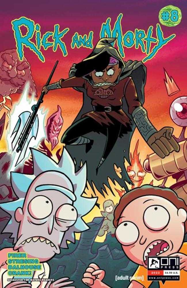 Rick And Morty #8 Cover A Fred C Stresing (Mature) | Dragon's Lair Comics and Fantasy Houston TX