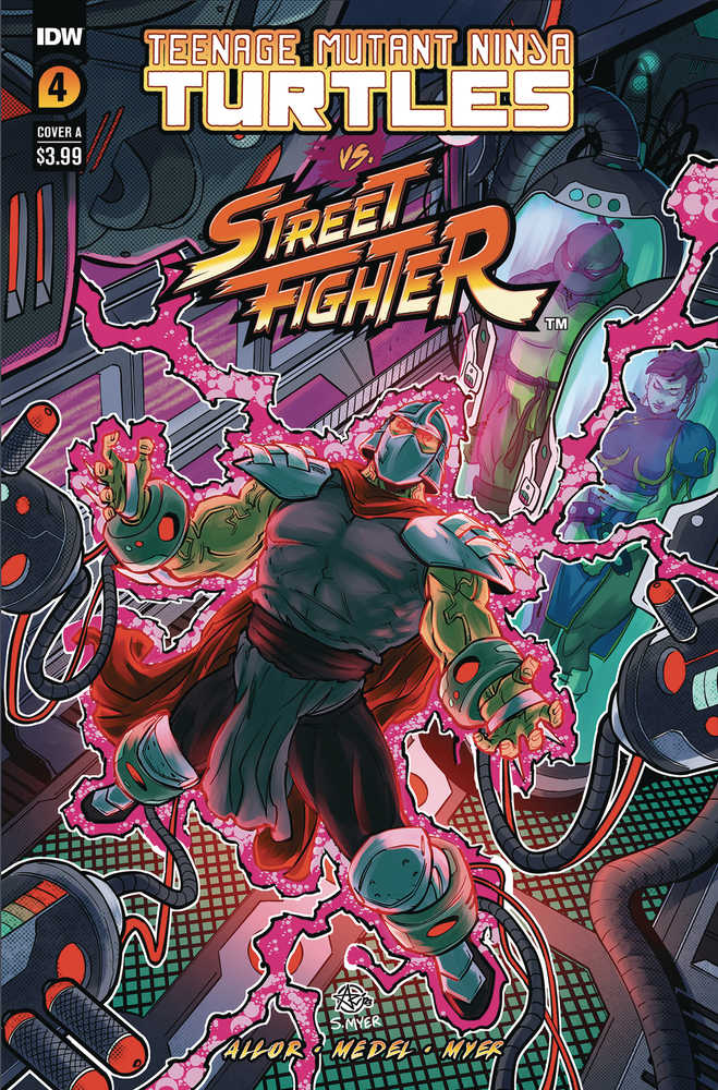 Teenage Mutant Ninja Turtles vs. Street Fighter #4 (Of 5) Cover A Medel | Dragon's Lair Comics and Fantasy Houston TX