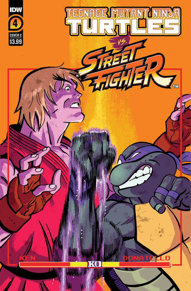 Teenage Mutant Ninja Turtles vs. Street Fighter #4 (Of 5) Cover C Reilly | Dragon's Lair Comics and Fantasy Houston TX