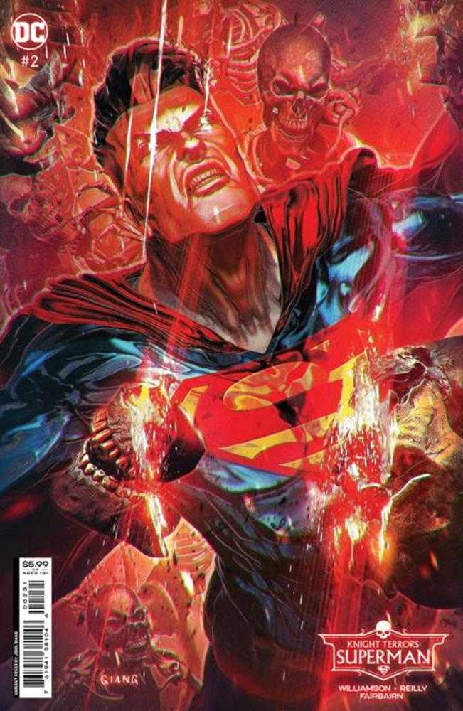 Knight Terrors Superman #2 (Of 2) Cover C John Giang Card Stock Variant | Dragon's Lair Comics and Fantasy Houston TX