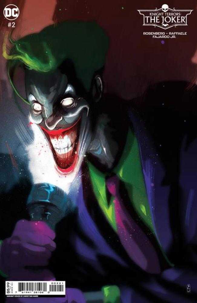 Knight Terrors Joker #2 (Of 2) Cover B Christian Ward Card Stock Variant | Dragon's Lair Comics and Fantasy Houston TX