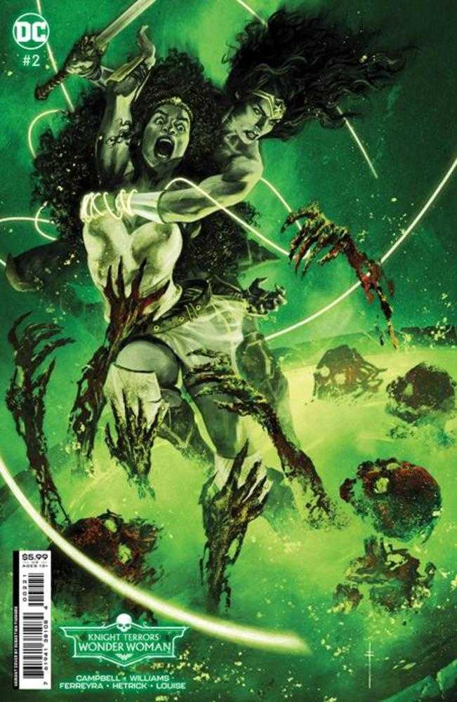 Knight Terrors Wonder Woman #2 (Of 2) Cover B Sebastian Fiumara Card Stock Variant | Dragon's Lair Comics and Fantasy Houston TX