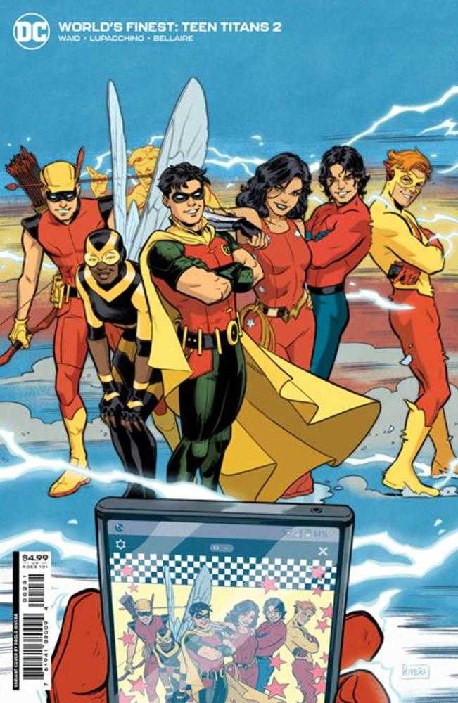 Worlds Finest Teen Titans #2 (Of 6) Cover C Paolo Rivera Card Stock Variant | Dragon's Lair Comics and Fantasy Houston TX