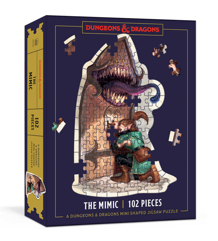 Dungeons & Dragons Mini Shaped Jigsaw Puzzle: The Mimic Edition | Dragon's Lair Comics and Fantasy Houston TX