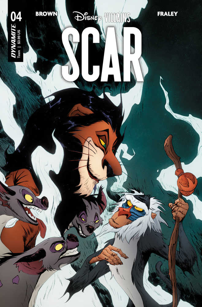 Disney Villains Scar #4 Cover Q Foc Bonus Lee Original | Dragon's Lair Comics and Fantasy Houston TX