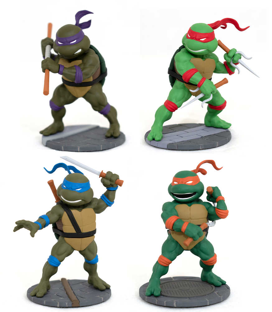 Sdcc 2023 Teenage Mutant Ninja Turtles Retro D-Formz Box Set | Dragon's Lair Comics and Fantasy Houston TX