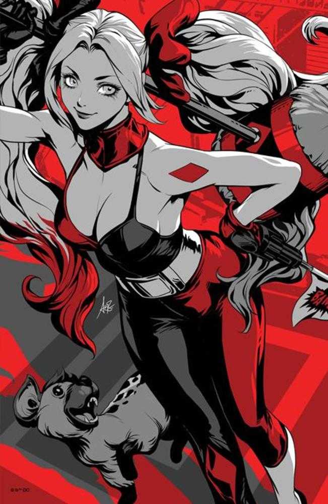 Harley Quinn Black White Redder #1 (Of 6) Cover F Stanley Argterm Lau Foil Variant | Dragon's Lair Comics and Fantasy Houston TX