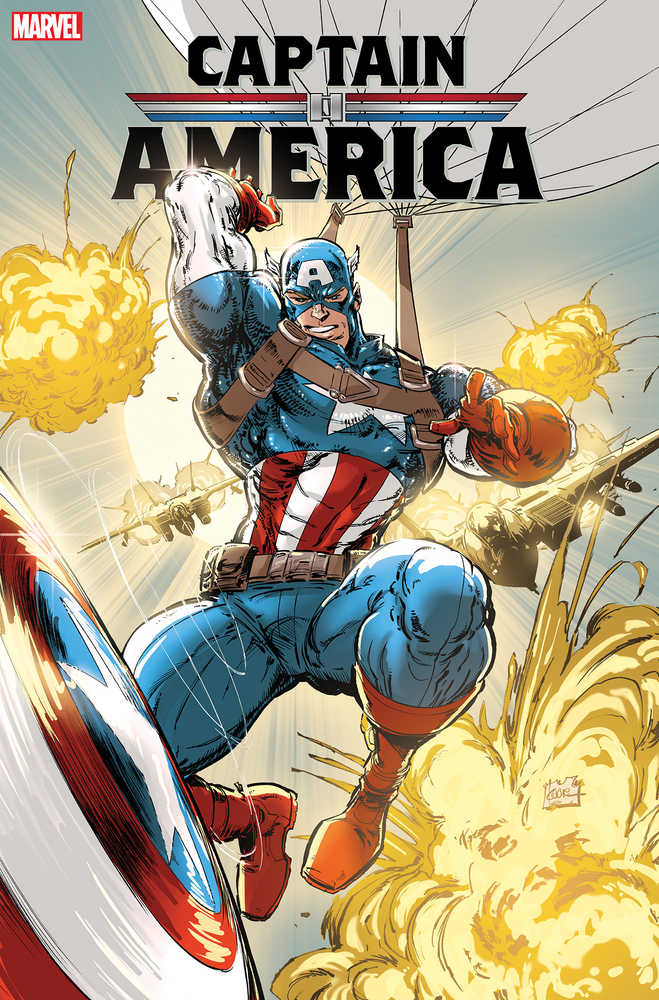 Captain America #1 Kaare Andrews Foil Variant | Dragon's Lair Comics and Fantasy Houston TX