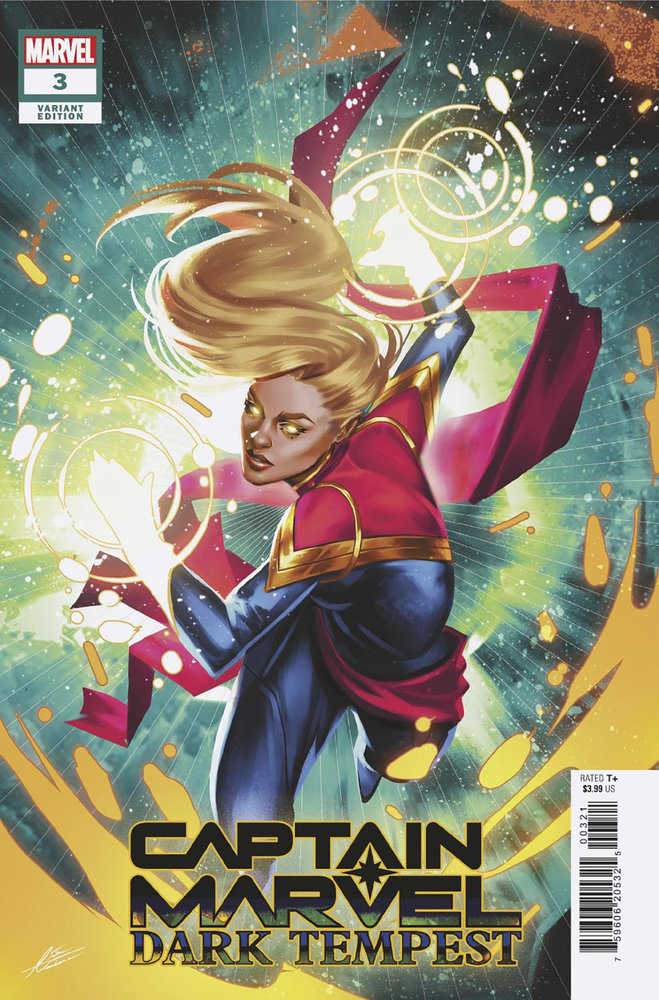 Captain Marvel: Dark Tempest 3 Mateus Manhanini Variant | Dragon's Lair Comics and Fantasy Houston TX