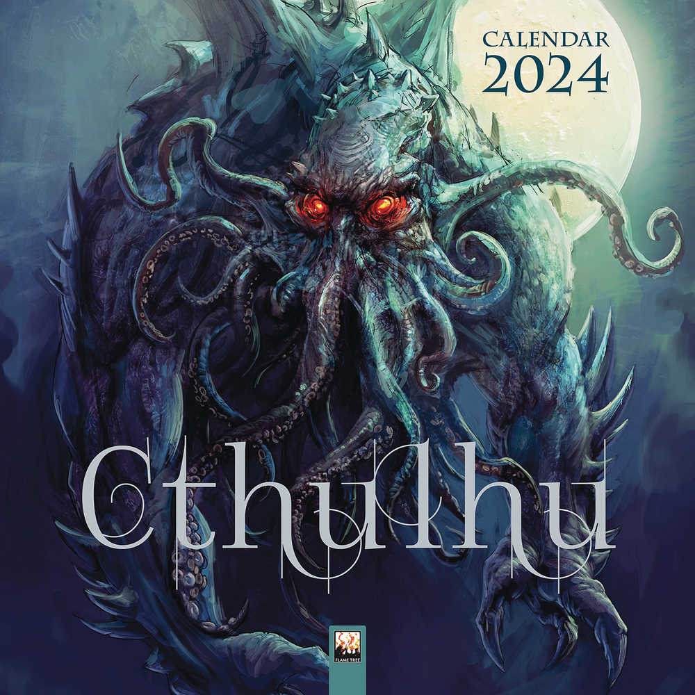 Cthulhu Art 2024 Wall Calendar | Dragon's Lair Comics and Fantasy Houston TX