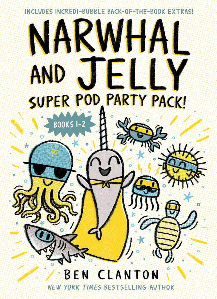 Narwhal And Jelly: Super Pod Party Pack! (Paperback Books 1 & 2) | Dragon's Lair Comics and Fantasy Houston TX