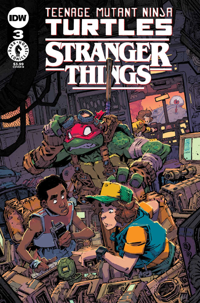 Teenage Mutant Ninja Turtles X Stranger Things #3 Cover B Corona | Dragon's Lair Comics and Fantasy Houston TX