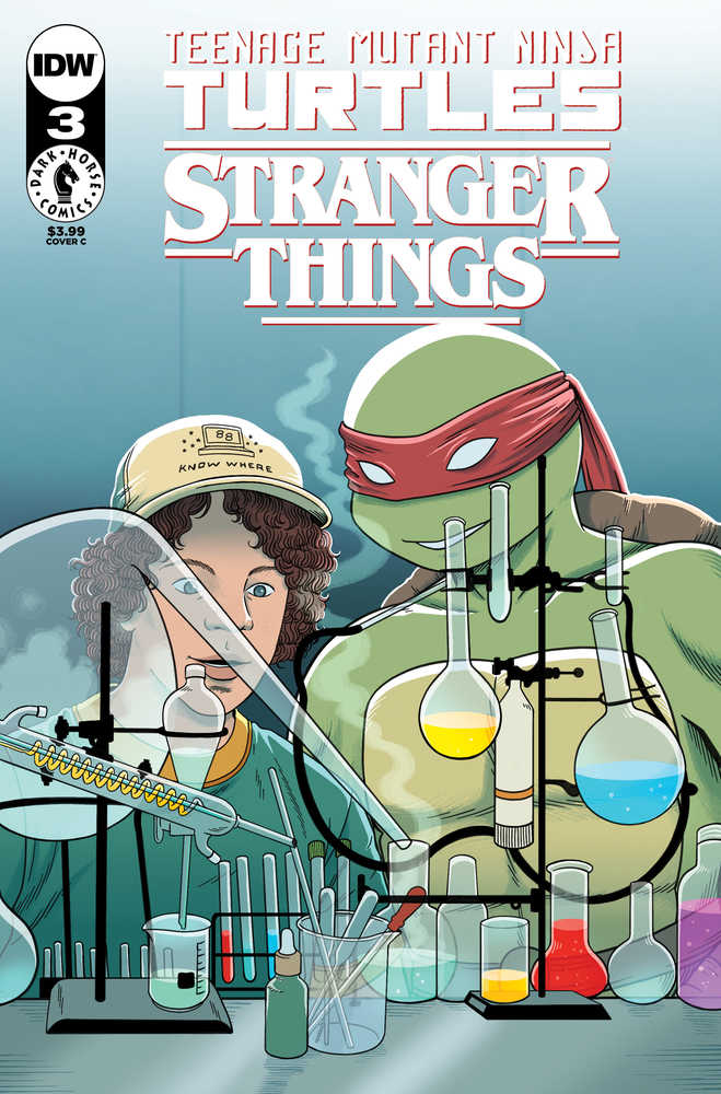 Teenage Mutant Ninja Turtles X Stranger Things #3 Cover C Woodall | Dragon's Lair Comics and Fantasy Houston TX