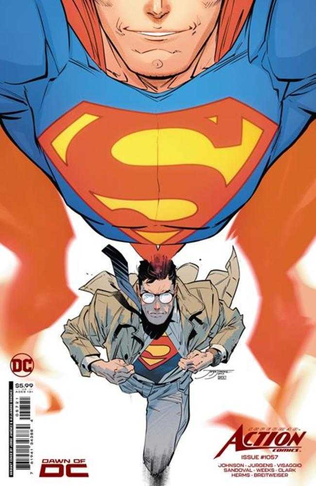 Action Comics #1057 Cover B Jorge Jimenez Card Stock Variant | Dragon's Lair Comics and Fantasy Houston TX