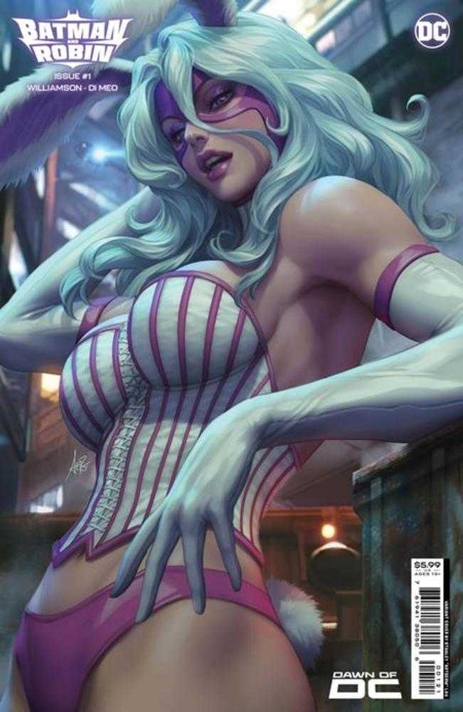 Batman And Robin #1 Cover B Stanley Artgerm Lau Card Stock Variant | Dragon's Lair Comics and Fantasy Houston TX