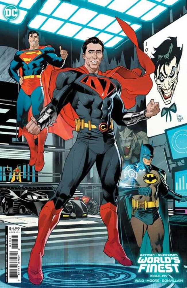 Batman Superman Worlds Finest #19 Cover C Dan Mora Nicolas Cage Super-Variant Card Stock Variant | Dragon's Lair Comics and Fantasy Houston TX