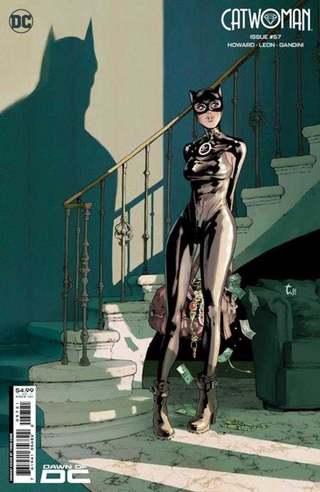 Catwoman #57 Cover B Tirso Cons Card Stock Variant (Batman Catwoman The Gotham War) | Dragon's Lair Comics and Fantasy Houston TX